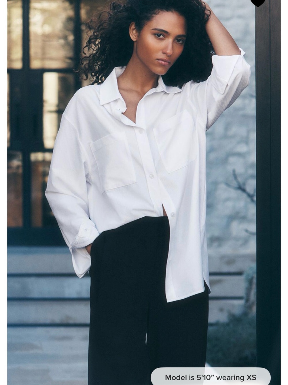 Alo Dreamscape Button Down Long Sleeve - White